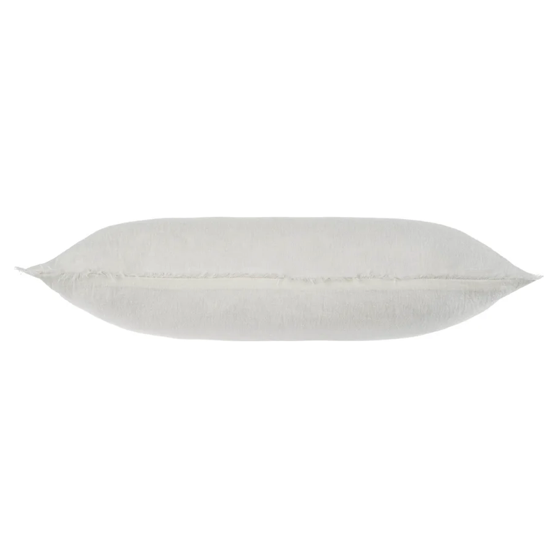 Lina Linen Cushion Ivory - 16" x 24"