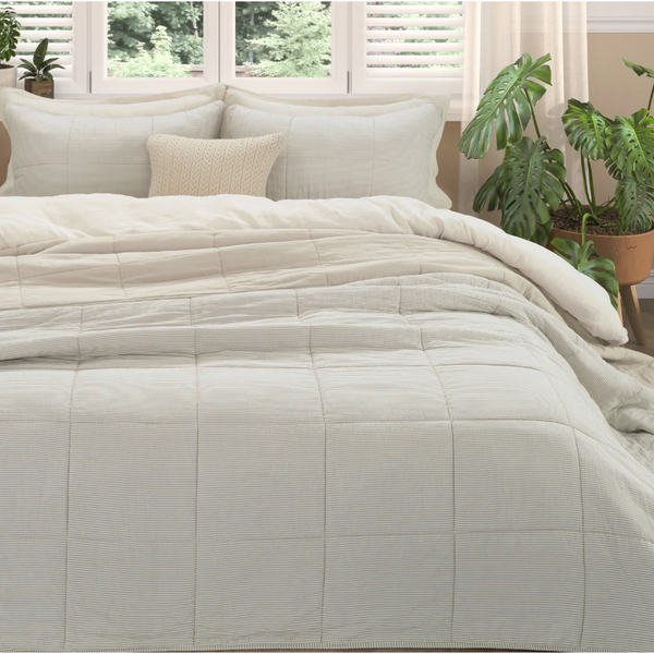 Tagliatelle Quilt in Natural