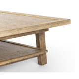 Trinity Coffee Table - Distressed Light Oak