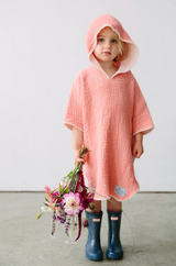 THE PEBBLE | Kid's Muslin Poncho
