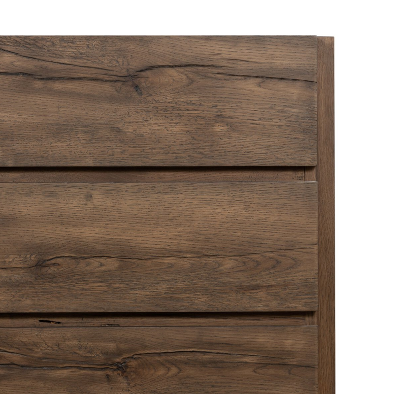 Perrin 6 Drawer Dresser In Rustic Fawn