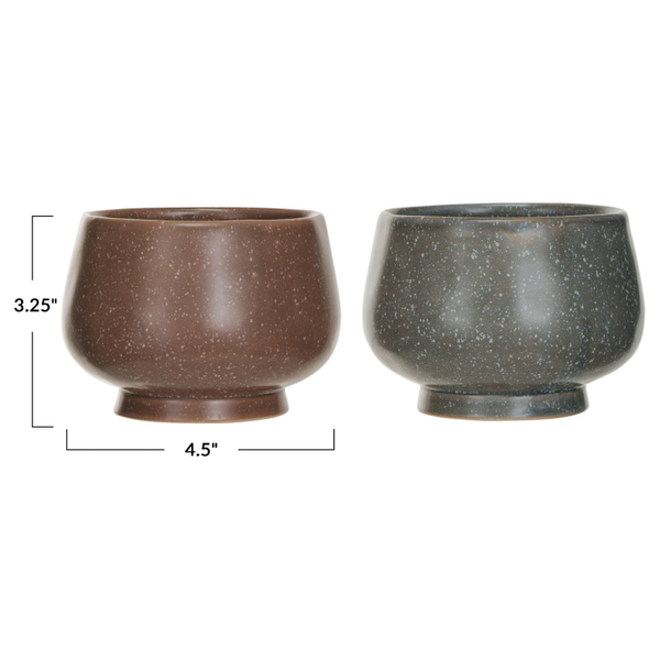 Stoneware Bowl - Matte 2 colours