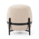 Sia Ottoman in Athena Taupe