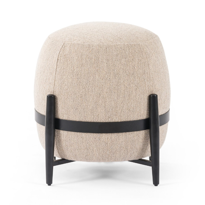 Sia Ottoman in Athena Taupe