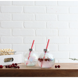 Snowflake Drink Glass Set
