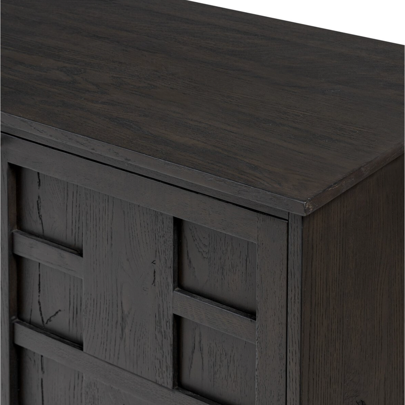 Alessio Sideboard in Smoked Black