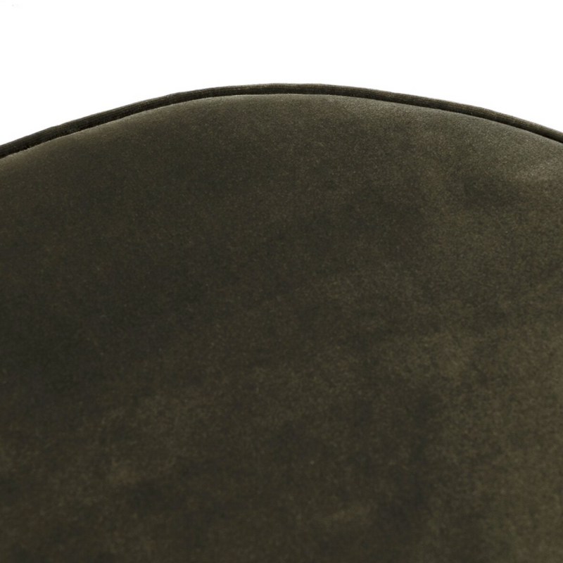 Sinclair Round Ottoman in Surrey Olive