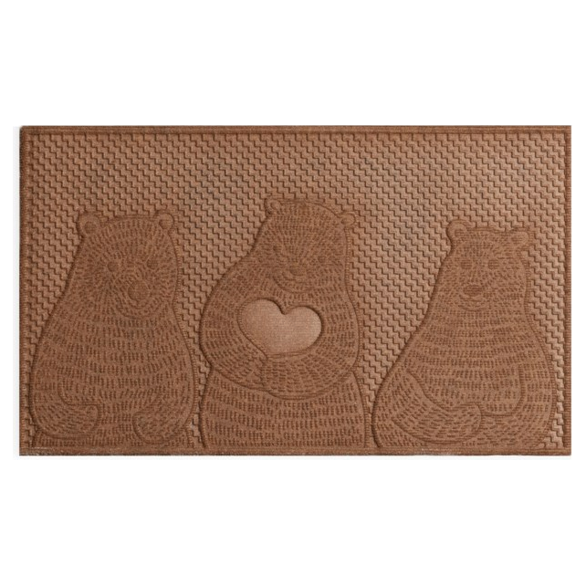 Embossed Bear Doormat