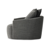 Chloe Swivel Chair in Gibson Smoke