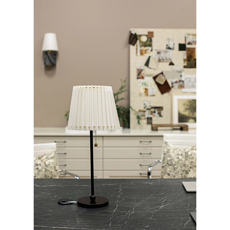 Demi Table Lamp in Soft Black