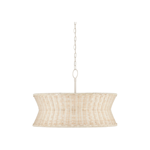 Phebe Small Chandelier in Bleached Natural