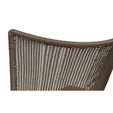 Paige Outdoor Chair in Brown