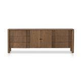 Pollard Media Console in Tan Oak