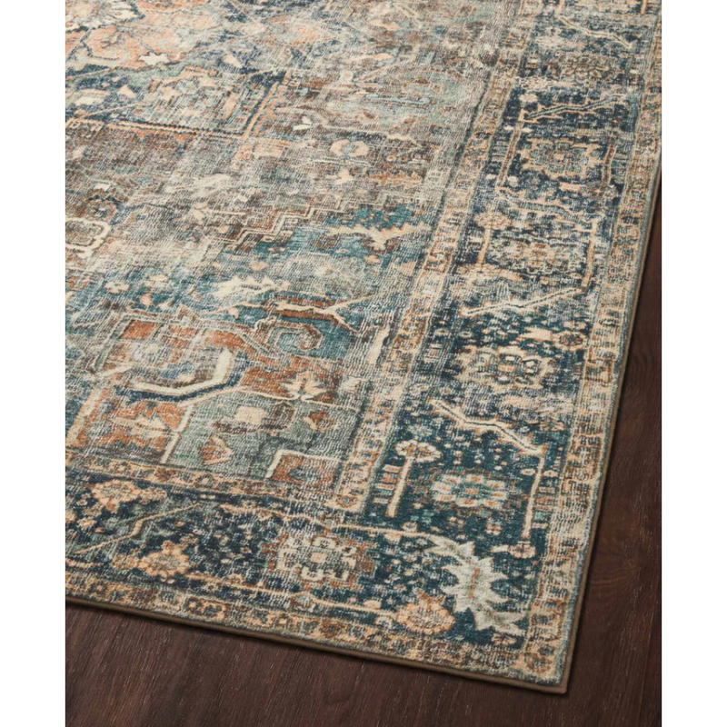 Margot Rug in Terracotta/Lagoon