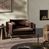 Harlin Chair in Surrey Cocoa