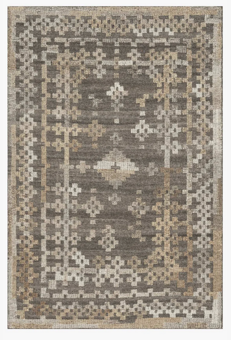 Akina Area Rug - Charcoal/Taupe