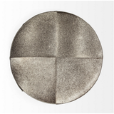 Zahavi Hide Round Ottoman