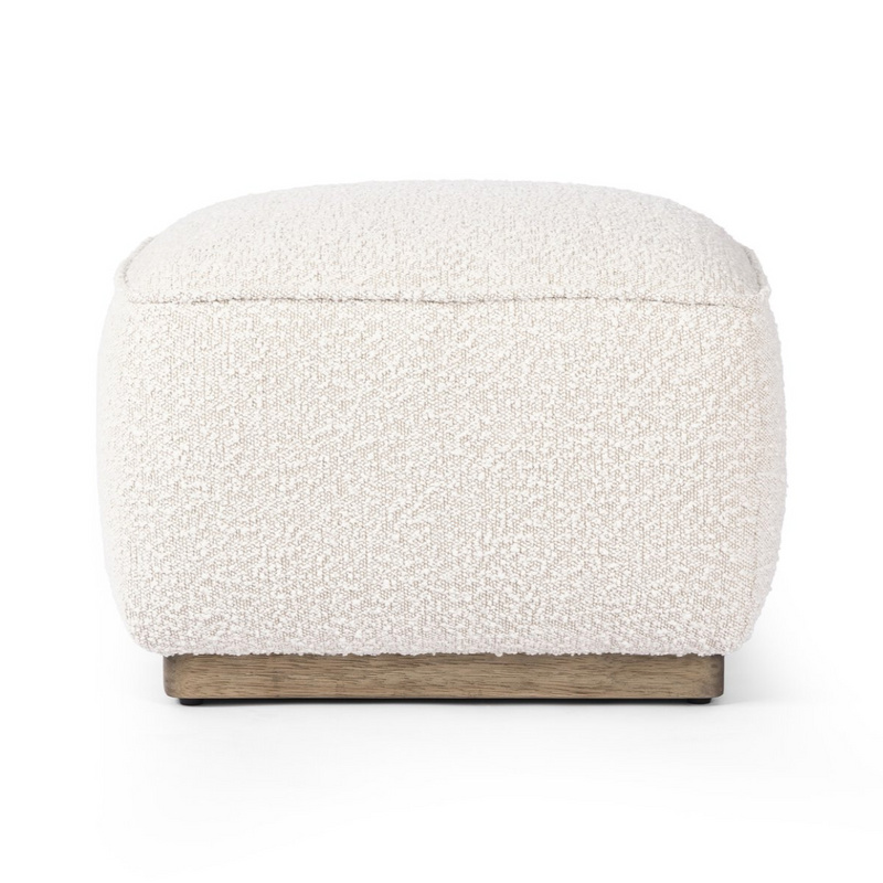 Sinclair Square Ottoman in Knoll Natural