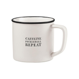 Caffeine Pickleball Repeat - Coffee Mug