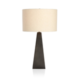 Leander Table Lamp in Antique Pewter