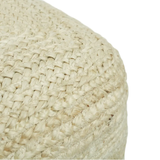 Saba Square Pouf in Pristine