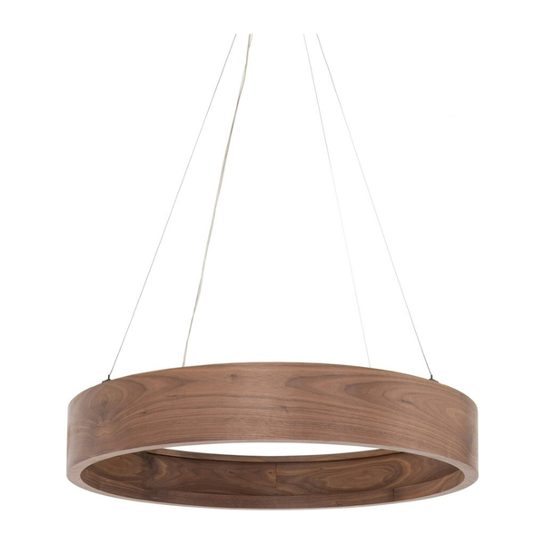 Baum Chandelier 33" in Dark Walnut