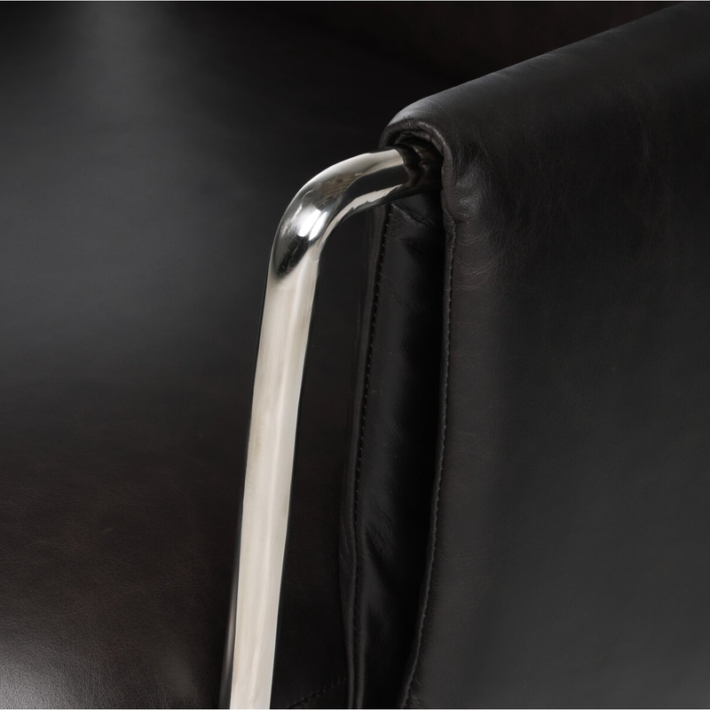 Sherman Lowback Desk Chair in Sonoma Black
