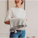 Catherine Throw in Grey