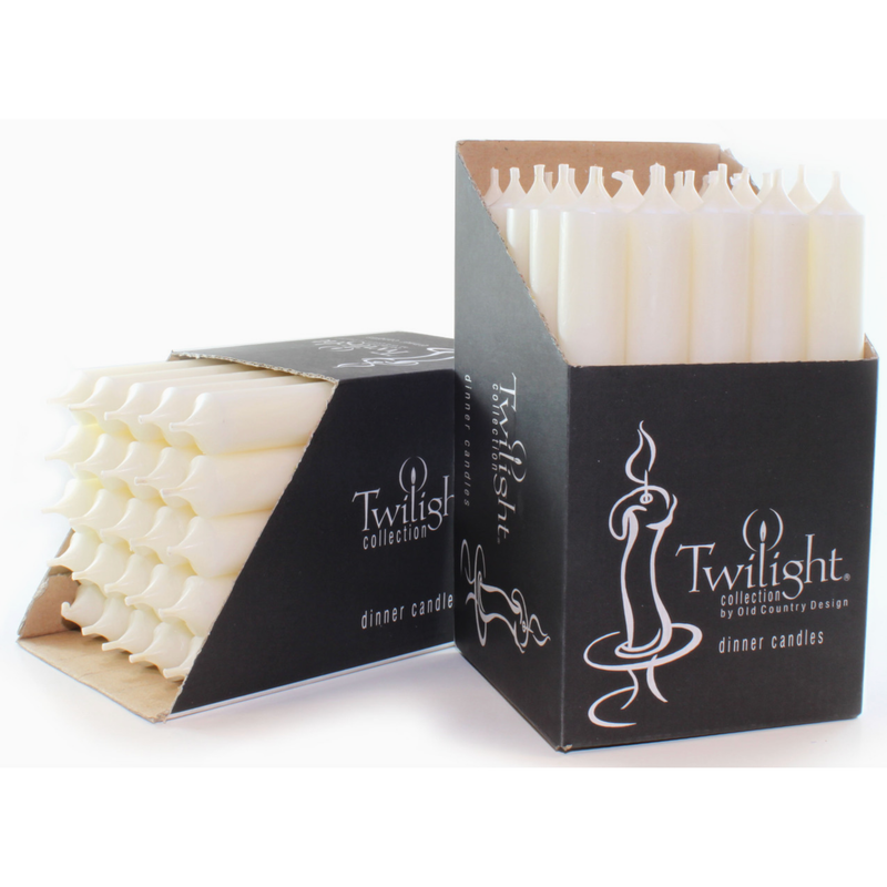 Ivory 10" Dinner Candles