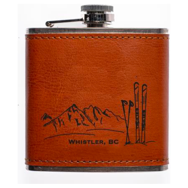Whistler Leather Hip Flask