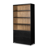 Millie Bookcase in Drifted Matte Black