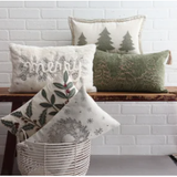Jute Tree Cushion Cover