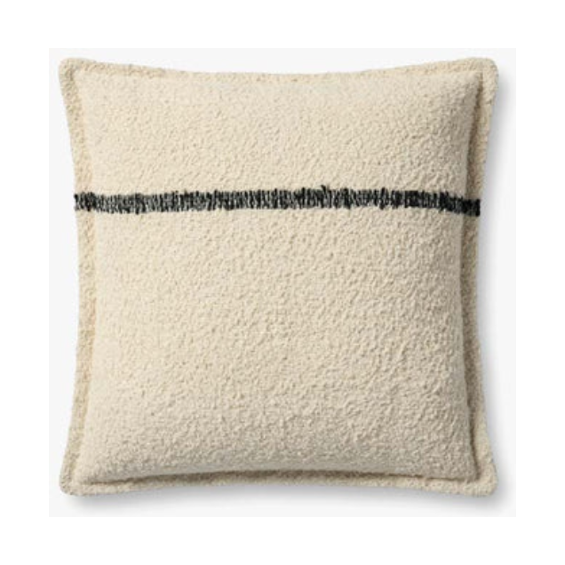 Kana Cushion in Natural/Charcoal