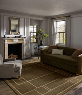 Barrow Rug in Olive/Natural