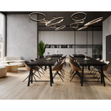 Mccoy Swivel Dining Chair in Cinnamon/November