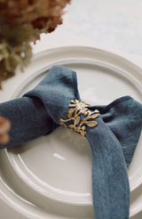 Winterberry Brass Napkin Ring