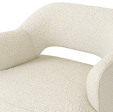 Blythe Swivel Chair in Sheepskin Natural