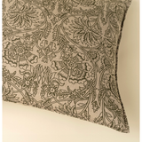 Floria Linen Cushion - Green 24" x 24"