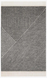 Newton Area Rug - Charcoal and Ivory