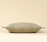Check Cushion in Blue