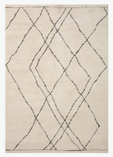 Fabian Rug in Ivory/Charcoal