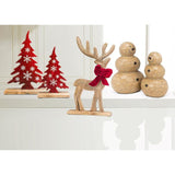 Standing Christmas Reindeer with Bow