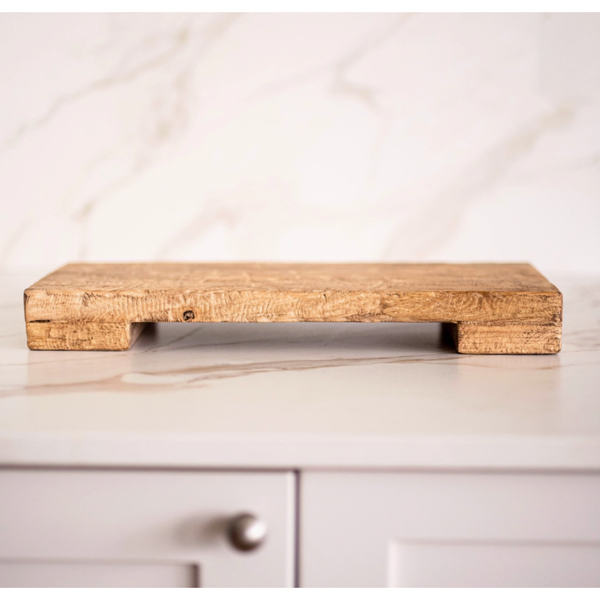 Trivet Riser in Reclaimed Elm Wood