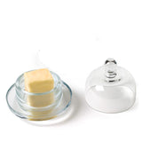 Dome Covered Glass Dish