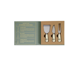 Festive Cheese Knives Gift Set