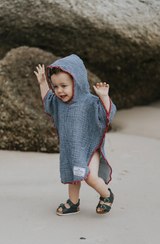 THE PEBBLE | Kid's Muslin Poncho
