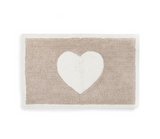 Tufted Heart Bathmat
