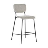 Cullen Counter Stool - Polo Club Stone Fabric