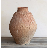 Handmade Textured Terra-cotta Vase