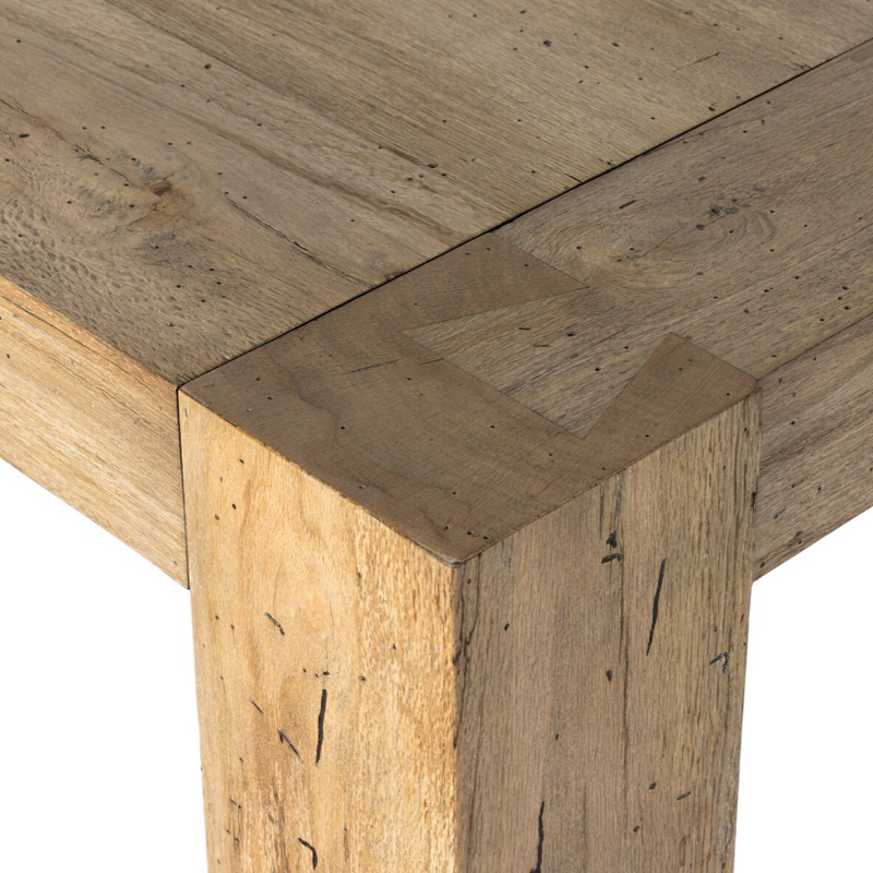 Abaso Dining Table in Rustic Oak